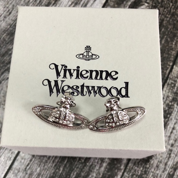 ❤️❤️Vivienne Westwood Saturn Earrings - Picture 1 of 4